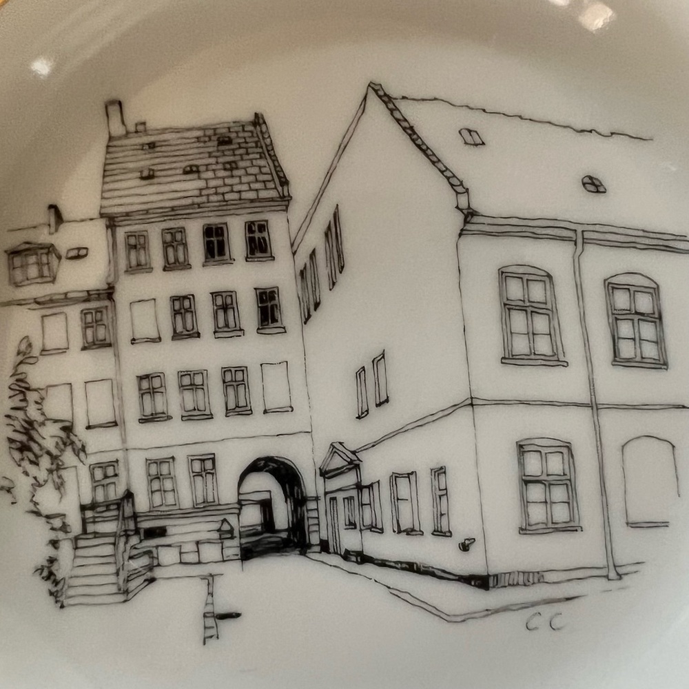 Vintage BING & GRONDAHL (B&G) Copenhagen PORCELAIN Mini PLATE Made in Denmark - Picture 3 of 8